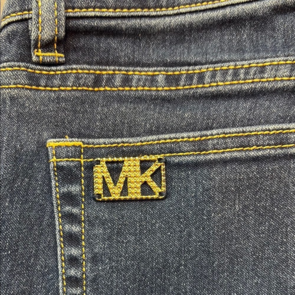 Michael Kors Women's Izzy Skinny Stretch Blue Denim Jeans Size 2 - Picture 8 of 9